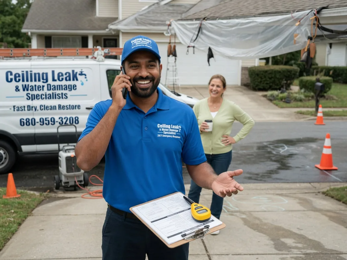 Ceiling Leak Cleanup Herington, KS FAQs